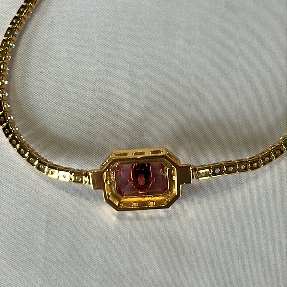 Kurt Geiger Eagle Crystal Tennis Necklace NWT - Picture 8 of 8